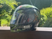 Kask motocyklowy agv T-2 rozmiar M 57-58 + osłona przeciwsłoneczna