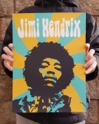 >Hendrix< grafikai/ plakat z Hendrixem