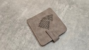NOWY Portfel - Gra o Tron - Winter is Coming Stark - premium zamsz, W-wa
