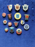 Odznaki klubowe / sportowe - Słowacja zestaw 15 odznak