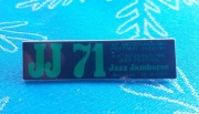 Oryginalna przypinka odznaka Festiwal Jazz Jamboree 1971 r. Warszawa