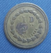 żeton pubowy 1/2 pensa halfpenny WORKMAN, CLARK & CO. LIMITED BELFAST"