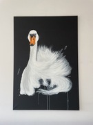 „Blask w ciemności” obraz akryl 100x70 cm