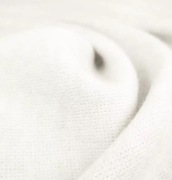 Dzianina swetrowa biała śmietankowa ecru akryl akrylowa swetrówka