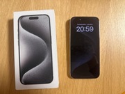 iPhone 15 pro biały tytan 128 gb bdb stan