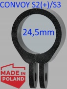 Krótki Uchwyt latarki Convoy S2 na kask mocowanie gopro 