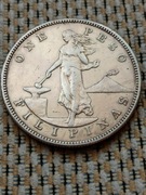 Filipiny, Srebro, One Peso-1903r.