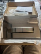 Fenix 09 przycisk do stelaża stal szczotkowana 