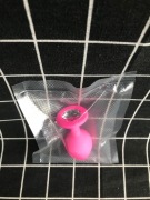 Zatyczka analny M miękki silikon w kształcie pocisku, dla kobiet/mężczyzn