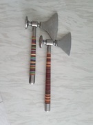 Tasak tłuczek do mięsa PRL lata 70 vintage DWIE SZTUKI