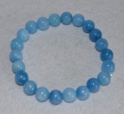 Bransoletka NIEBIESKI AGAT 8 mm | Blue Dream | Harmonia