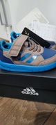 buty dziecięce Adidas (rozm. 20  na rzep + gumki imitujące sznurówki.