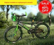 Rower 20 BMX Niebieski/Zielony