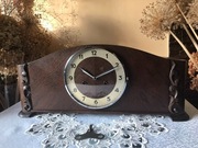 Zegar komodowy JUNGHANS 1935 werk W278 art deco loft