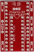 Płytka PCB zamiennika PLA TED do Commodore C16, C116 i Plus/4