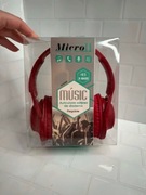 składane słuchawki stereofoniczne nauszne marki Micro Music
