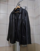 kurtka skórzana męska czarna vintage skóra elegancka Black XL leather sport