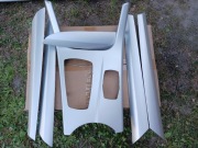 BMW X3 F25 PRZED LIFT DEKORY OSŁONY LISTWY SREBRNE 