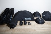 Zestaw lamp Siros 800 L Outdoor Kit 2 + Zestaw modyfikatorów Bronclor