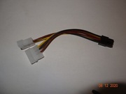 Adapter 2x Molex - PCI-Express 6-pin