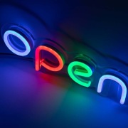 Neon "OPEN" RGB każda litera (z kontrolerem)