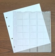 Leuchtturm - Strona, karta Numis NH30 do monet o śr. 25mm (30x 30x30mm)