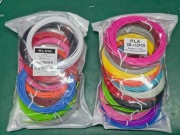 Wkłady do długopisu 3D, plastik PLA 23x5m różne kolory