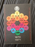 Kalendarz szkolnej kasy SKO PKO PLAN LEKCJI  1970 1971 PRL SUPER