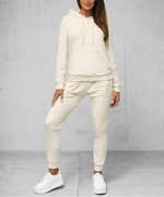 Dres welurowy bluza i spodnie