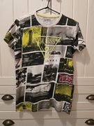 Tshirt Guess z zoltym