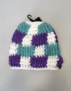 Czapka damska Iguana IIVC24-O1 biało/fioletowa