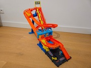 DUŻY ZESTAW TOR AUTO Hot Wheels City Rollercoaster HDP04