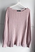 Ralph Lauren bawełniany dzianinowy sweter z warkoczami XXL 44