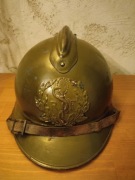 Hełm francuski Adrian Mle.15 medyczny rzadki antyk militaria WW1 kolekcja 