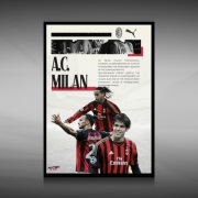 AC Milan - Plakat w ramce 30x40cm
