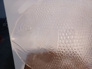 . Ryba szklana patera - bardzo  duża