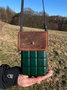 Saszetka Skórzana | Crossbody | Torebka - (HANDMADE) - ręcznie malowana