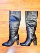 Skórzane kozaki ZARA