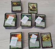 [MTG] Zestaw 400+ zielonych kart: 360C, 2U, 16R, 50L