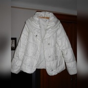 Płaszcz Kurtka wiosna H&M 38 10 M jak nowa jasny beż