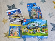 Lego 4 zestawy policyjne: 60369, 30693, 40372 + saszetka z gazetki