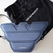 Torebka Emporio Armani w kształcie Loga-Granatowa
