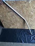 Listwa zgarniająca szyby drzwi chrom prawy tył do Volvo XC40