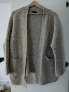 Sweter oversize kardigan beżowy Kendall & Kylie XS/S