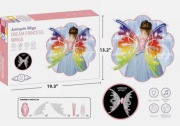 Magiczne Skrzydła Motyla Wróżki Świecące RUCHOME LED Muzyka PREZENT