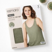 Esmara top damski z lnem rozm 36/38