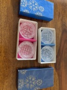 Kryształowe popielniczki nieużywane Bohemia Czechosłowacja