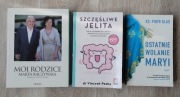 Moi rodzice Marta Kaczyńska+Szczęśliwe jelita+Ks.Piotr Glas kpl 3 ksiązki