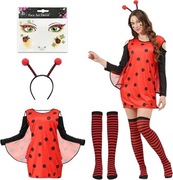 Przebranie biedronka, kostium biedronka zestaw rozmiar XL biedroneczka