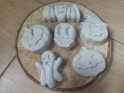 Figurki gipsowe haloween zestaw 6 szt